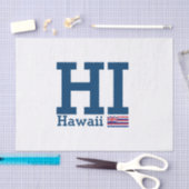 Mousseline Papier de tissus Hawaii (Artisanat)