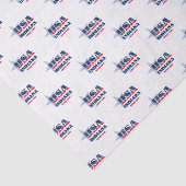 Mousseline Papier de tissus Indiana State Pride (Détail)