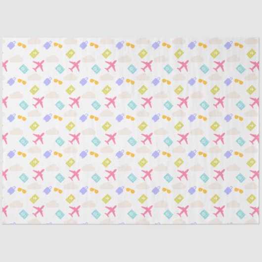 Mousseline Papier de tissus Lady Aviator (Recto)