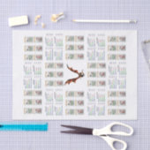 Mousseline Papier de tissus Mahjong Dragon (Artisanat)