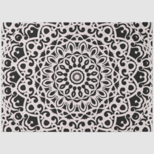 Mousseline Papier de tissus Mandala G385