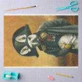 Mousseline Papier de tissus Napoléon French Buldog (Artisanat)