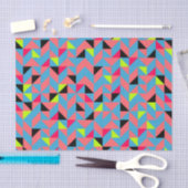 Mousseline Papier de tissus néon (Artisanat)