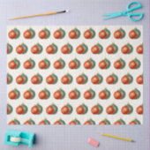 Mousseline Papier de tissus oranges de Noël (Artisanat)
