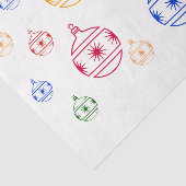 Mousseline Papier de tissus - Ornements de Noël (Détail)