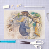 Mousseline Papier de tissus ou de découpage pour animaux Vint (Artisanat)