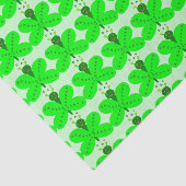Mousseline Papier de tissus papillon de la Saint Patrick (Détail)