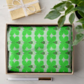 Mousseline Papier de tissus papillon de la Saint Patrick (Cadeau)