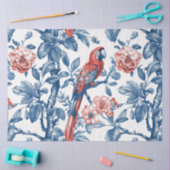 Mousseline Papier de tissus perroquets (Artisanat)