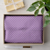 Mousseline Papier de tissus/Pois violets (Cadeau)