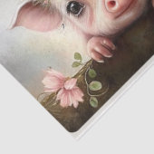 Mousseline Papier de tissus pour bébés cochons (Détail)