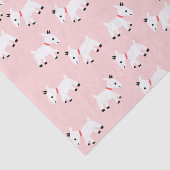 Mousseline Papier de tissus pour chèvres roses (Détail)