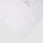 Mousseline Papier de tissus pour Mariage ou douche (Détail)