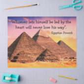 Mousseline Papier de tissus pyramidaux égyptien (Artisanat)