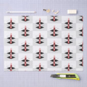 Mousseline Papier de tissus Retro Atomic Art Baubles & Planes (Artisanat)