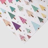 Mousseline Papier de tissus Retro mignon de Noël (Détail)