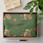 Mousseline Papier de tissus Robin (Cadeau)