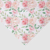 Mousseline Papier de tissus rose (Détail)
