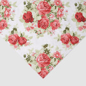Mousseline Papier de tissus rose (Détail)