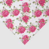 Mousseline Papier de tissus rose (Détail)