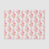 Mousseline Papier de tissus rose (Recto)