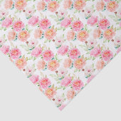 Mousseline Papier de tissus rose (Détail)