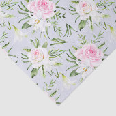 Mousseline Papier de tissus rose (Détail)