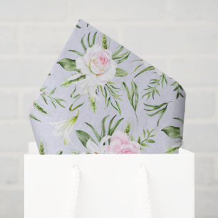 Mousseline Papier de tissus rose