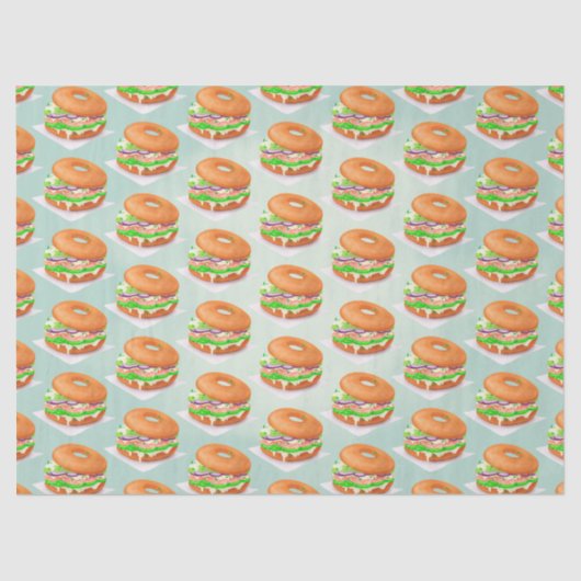 Mousseline Papier de tissus saumon Bagages (Recto)