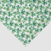 Mousseline Papier de tissus shamrock (Détail)