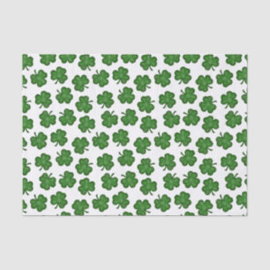 Mousseline Papier de tissus Shamrock texturé
