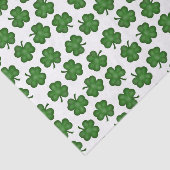 Mousseline Papier de tissus Shamrock texturé (Détail)
