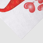 Mousseline Papier de tissus Valentine Gnome (Détail)