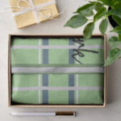 Mousseline Papier de tissus vert Plat (Cadeau)