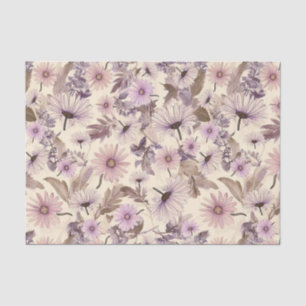 Mousseline Papier de tissus vintage Floral