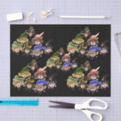 Mousseline Papier de tissus Whimsical Ladies (Artisanat)