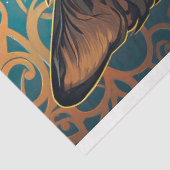 Mousseline Papier décadrage Art Nouveau Chat 3 (Détail)