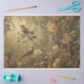 Mousseline Papier décolpage Fleurs botaniques Steampunk (Artisanat)