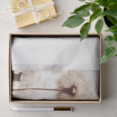Mousseline Papier décolpage Fleurs de Dandelion Botanique (Cadeau)
