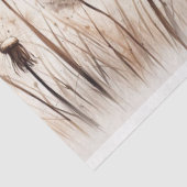 Mousseline Papier décolpage Fleurs de Dandelion Botanique (Détail)