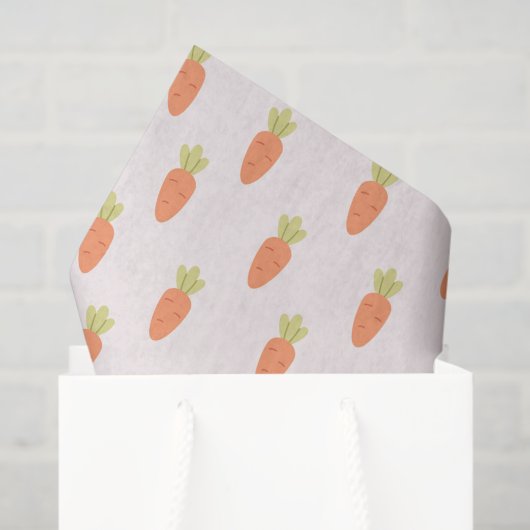 Mousseline Papier Décoratif Carottes, Produits Frais de la Fe (Sac cadeau)
