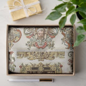 Mousseline Papier décoratif de style baroque Rococo (Cadeau)