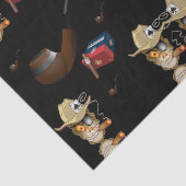 Mousseline Papier décoratif mancave cigares (Détail)