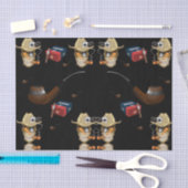 Mousseline Papier décoratif mancave cigares (Artisanat)