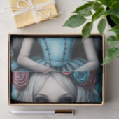 Mousseline Papier Découpage Alice foncé (Cadeau)