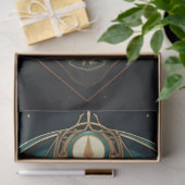 Mousseline Papier Découpage Art Nouveau Moth 1 (Cadeau)