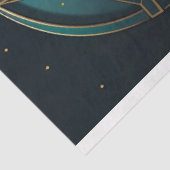 Mousseline Papier Découpage Art Nouveau Moth 1 (Détail)