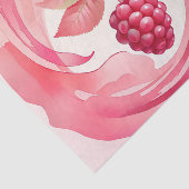 Mousseline Papier decoupage aux framboises (Détail)