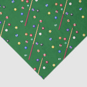 Mousseline Papier découpage billard, boule de billard de tabl (Détail)