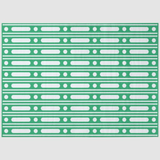 Mousseline Papier Découpage Bordure de Points Vert Clair (Recto)